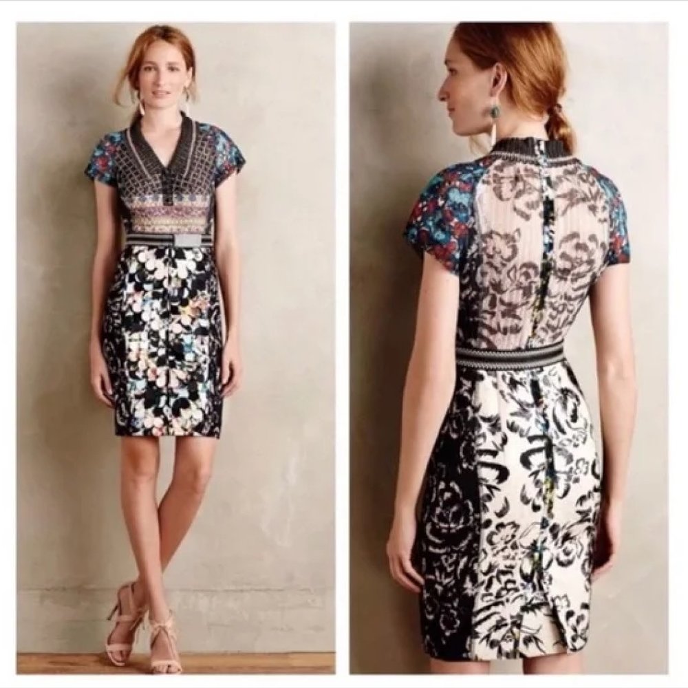 Byron Lars Beguile for Anthropologie- MARGOT dress, NWT, 12